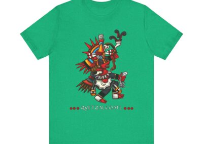 Quetzalcoatl Aztec Warrior Tee | Mesoamerican Mythology, Feathered Serpent Design | Aztlan Design