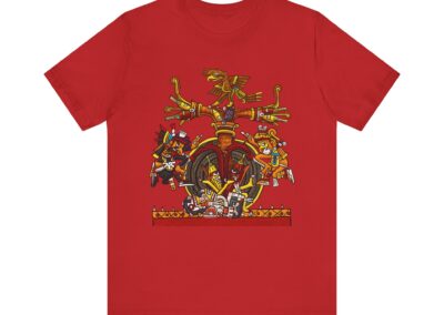 Birth of Corn Tee | Cinteotl Aztec Maize God Art | Aztlan Design | Aztlan Design