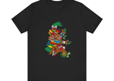 Mexica Jaguar Warrior Tee | Ocelotl Aztec Elite Warrior Art | Aztlan Design | Aztlan Design