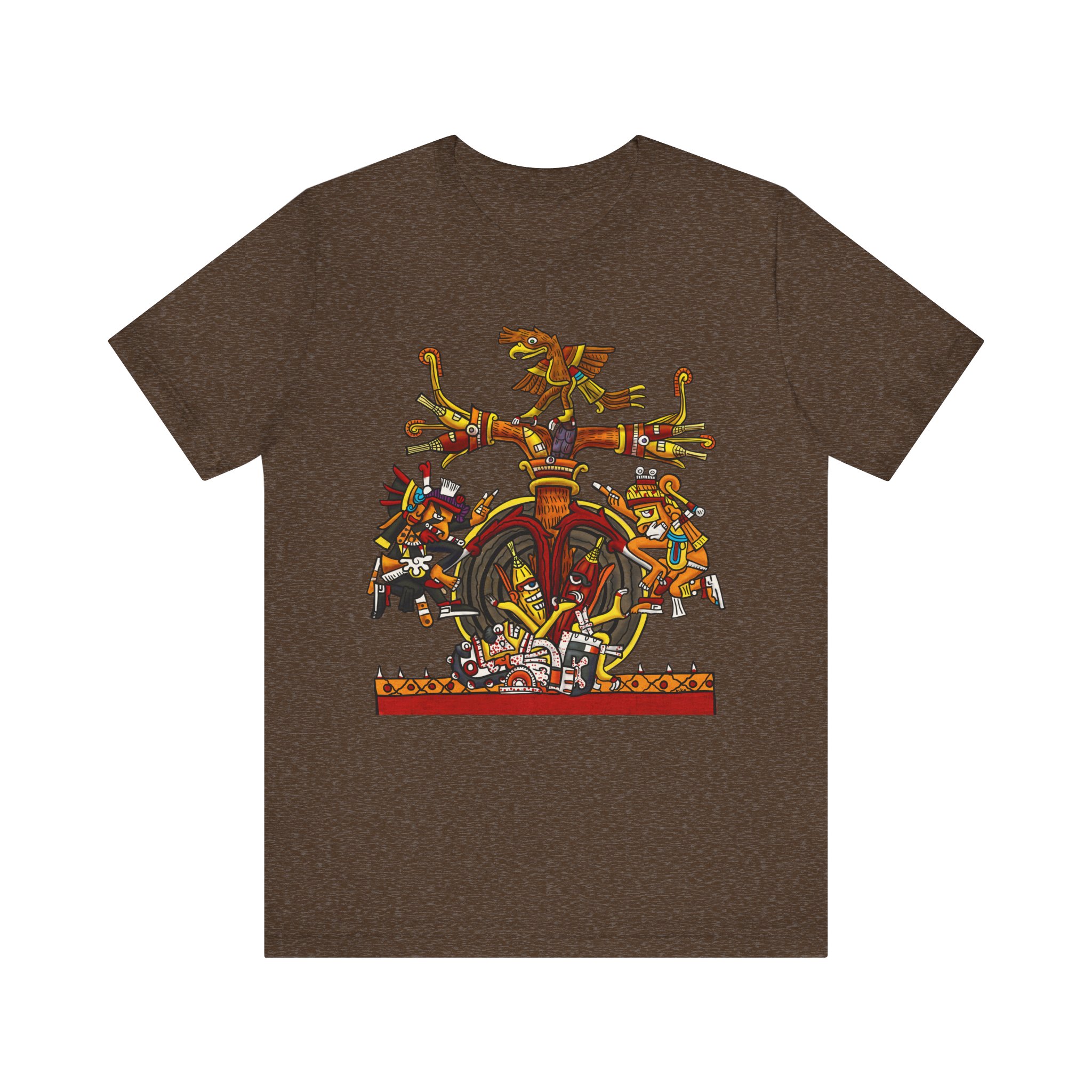 Birth of Corn Tee | Cinteotl Aztec Maize God Art | Aztlan Design - Image 3