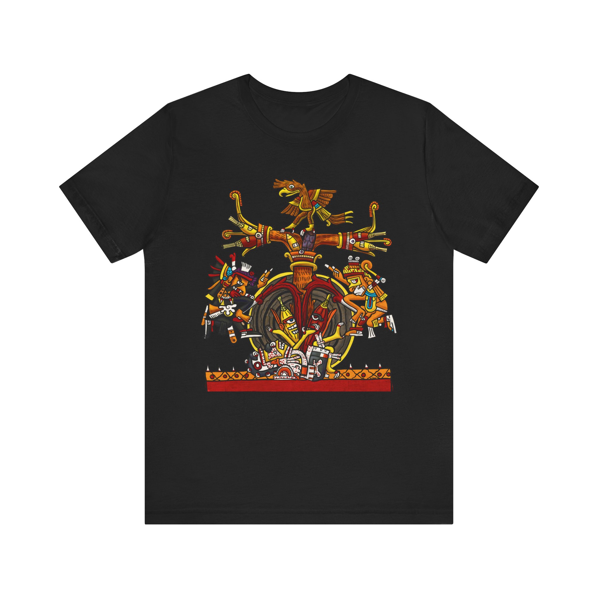 Birth of Corn Tee | Cinteotl Aztec Maize God Art | Aztlan Design - Image 2
