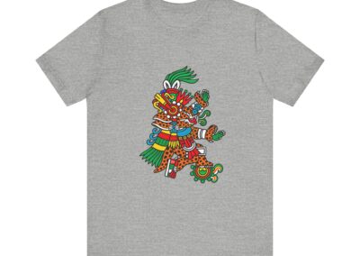 Mexica Jaguar Warrior Tee | Ocelotl Aztec Elite Warrior Art | Aztlan Design | Aztlan Design