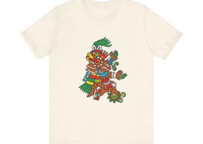 Mexica Jaguar Warrior Tee | Ocelotl Aztec Elite Warrior Art | Aztlan Design | Aztlan Design