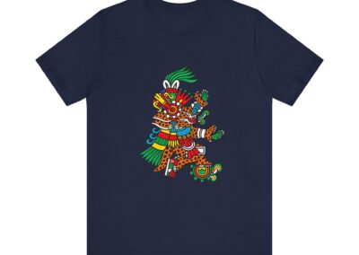 Mexica Jaguar Warrior Tee | Ocelotl Aztec Elite Warrior Art | Aztlan Design | Aztlan Design