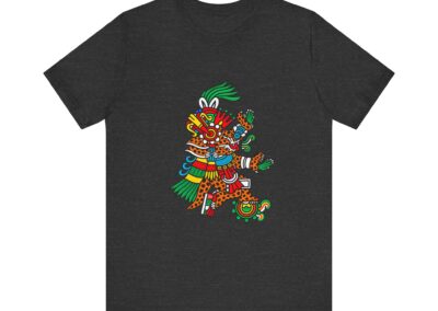 Mexica Jaguar Warrior Tee | Ocelotl Aztec Elite Warrior Art | Aztlan Design | Aztlan Design