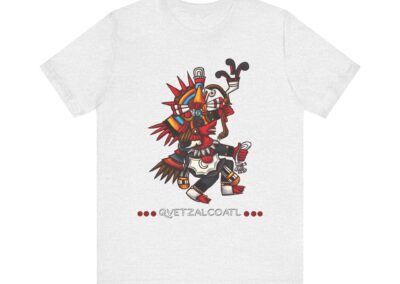 Quetzalcoatl Aztec Warrior Tee | Mesoamerican Mythology, Feathered Serpent Design | Aztlan Design