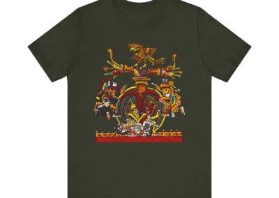 Birth of Corn Tee | Cinteotl Aztec Maize God Art | Aztlan Design | Aztlan Design