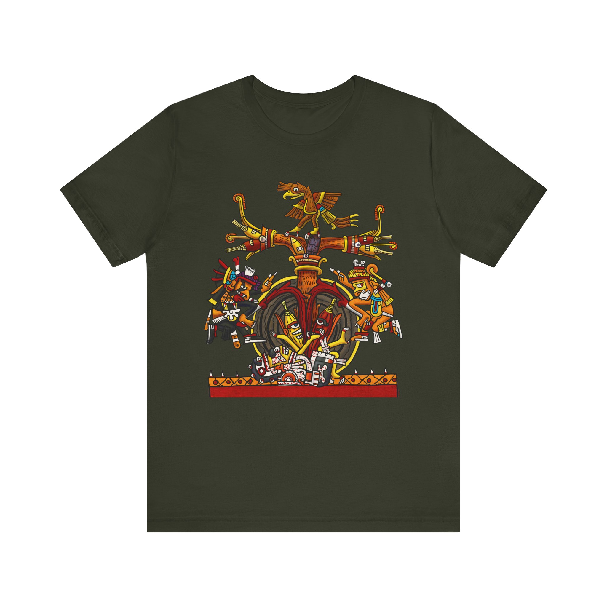 Birth of Corn Tee | Cinteotl Aztec Maize God Art | Aztlan Design - Image 4