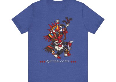 Quetzalcoatl Aztec Warrior Tee | Mesoamerican Mythology, Feathered Serpent Design | Aztlan Design