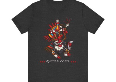 Quetzalcoatl Aztec Warrior Tee | Mesoamerican Mythology, Feathered Serpent Design | Aztlan Design